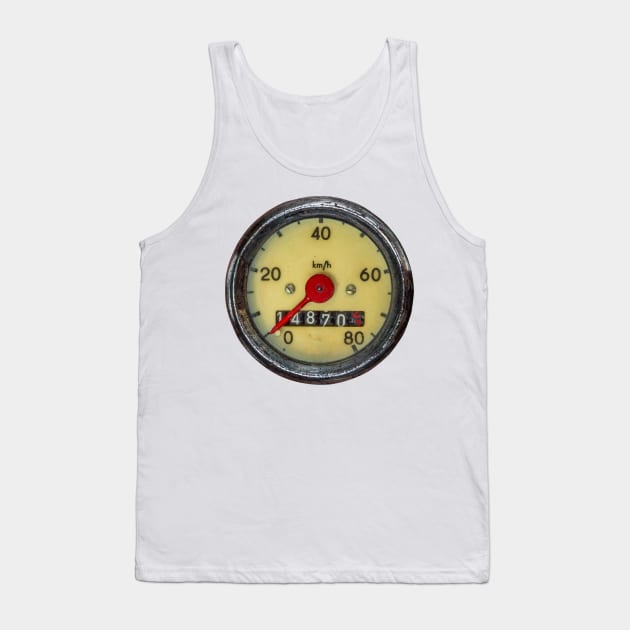 Vintage Speedometer Tank Top by mrdoomits